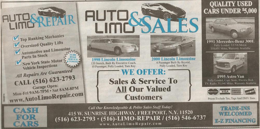 Auto Limo Sales of Long Island